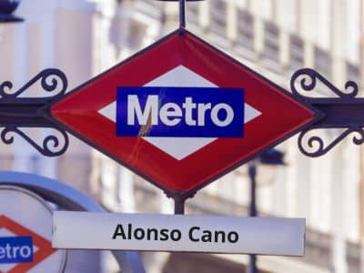 Estación Alonso Cano metro Madrid