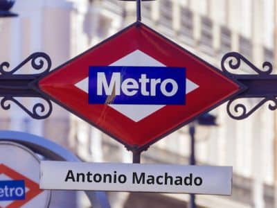 Estación Antonio Machado metro Madrid