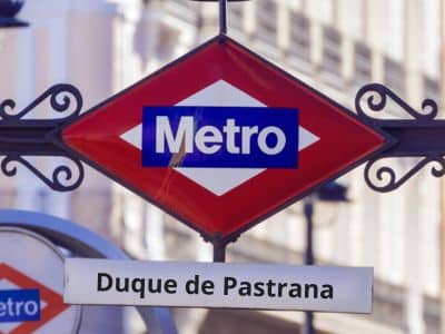 Estación Duque de Pastrana metro Madrid