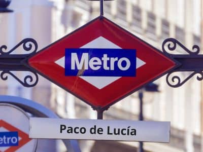Estación Paco de Lucía metro Madrid