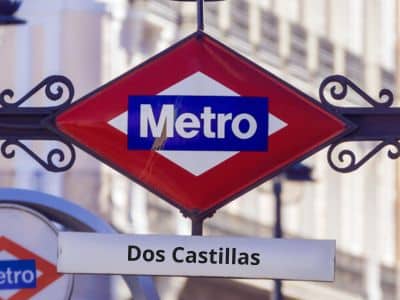 Estación Dos Castillas metro Madrid